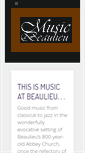 Mobile Screenshot of musicatbeaulieu.org